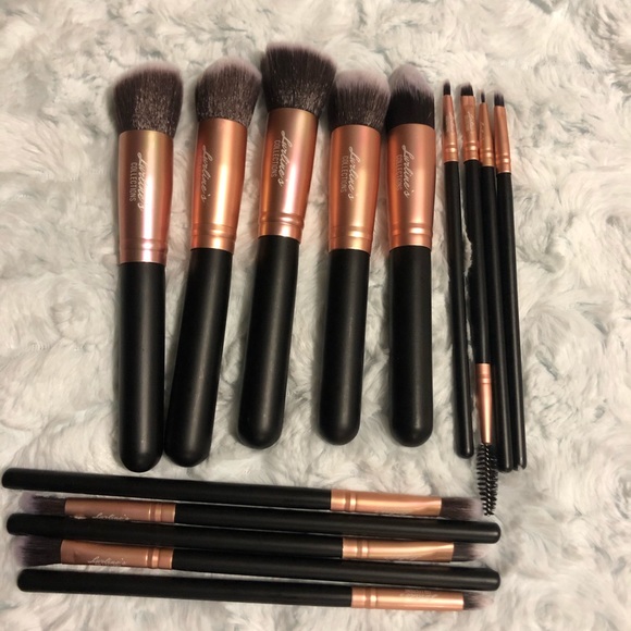 Rose Gold / 14 Pcs Brush Set - Picture 2 of 8